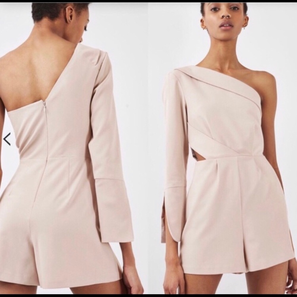 Topshop Off Shoulder Romper